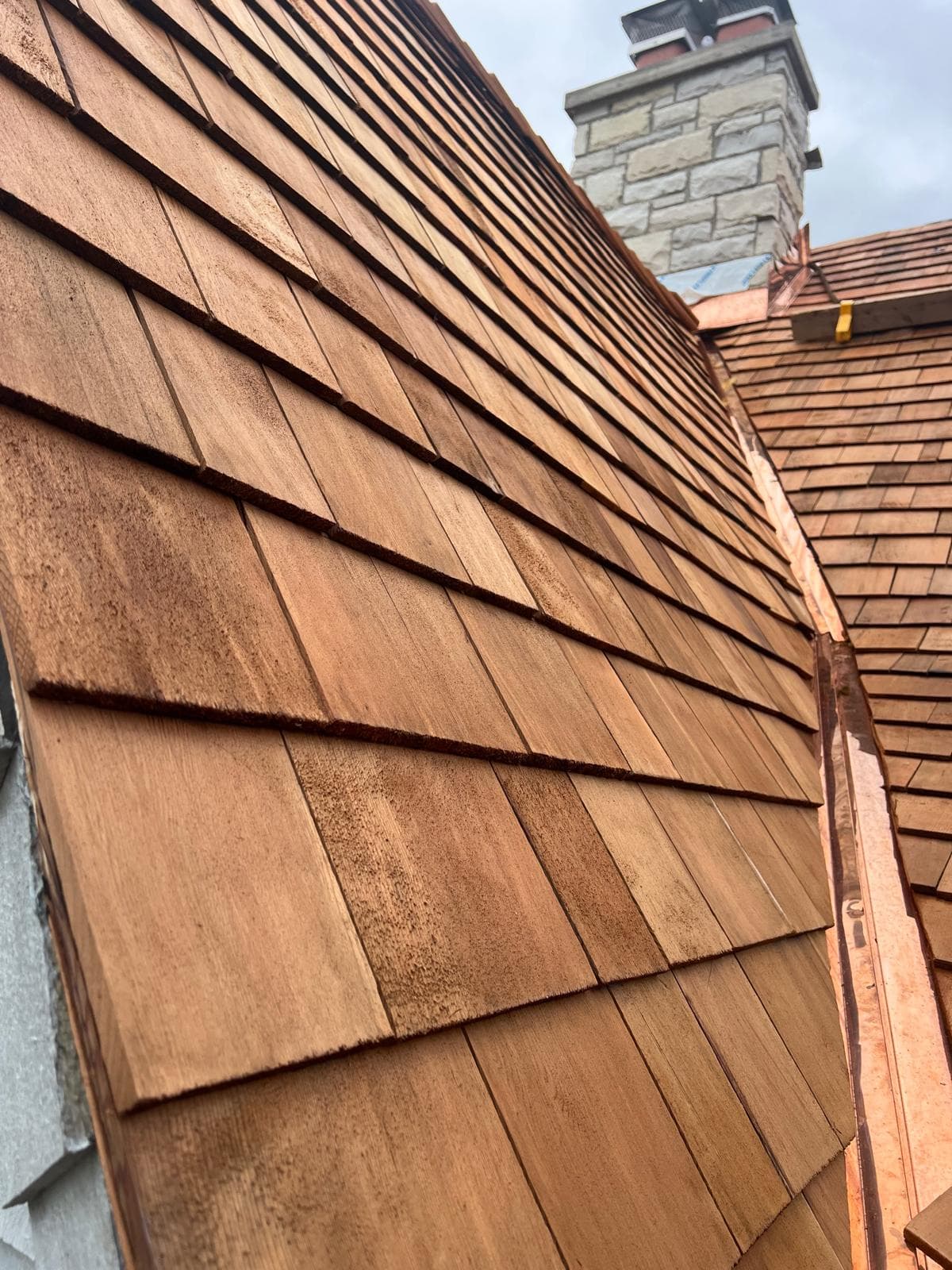 Cedar Shake Roofing & Copper Detailing