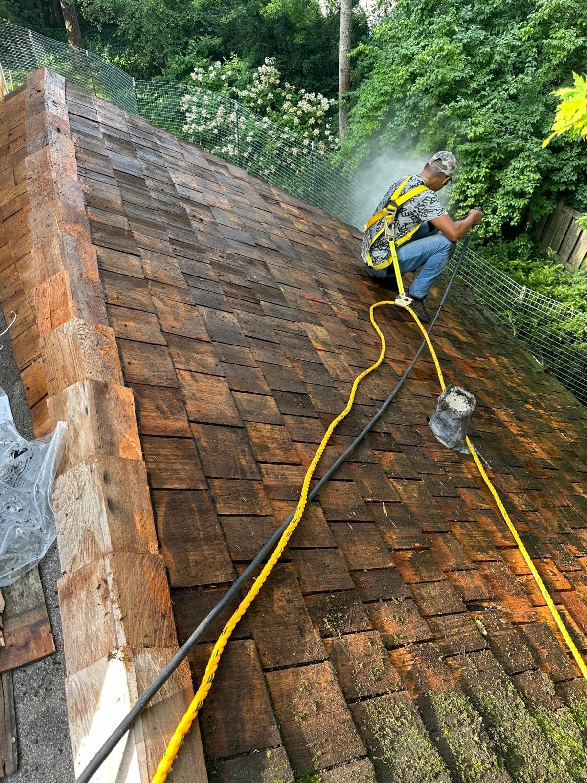 Cedar Shake Roof Cleaning & Maintenance