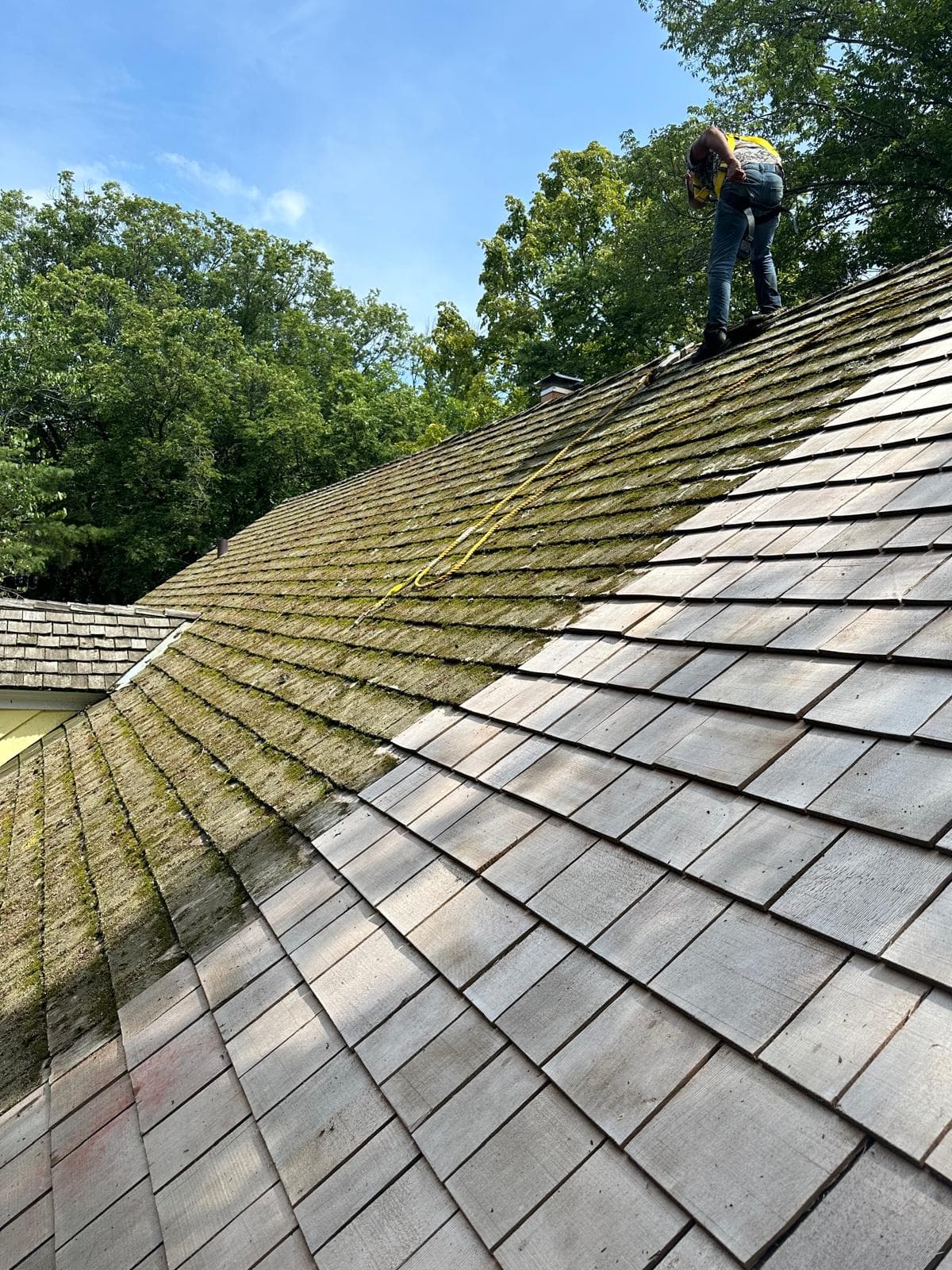Cedar Shake Roof Cleaning & Maintenance